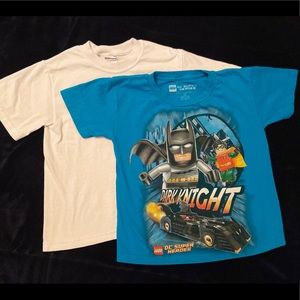 Batman LEGO DC Super Heroes & white T-shirt set